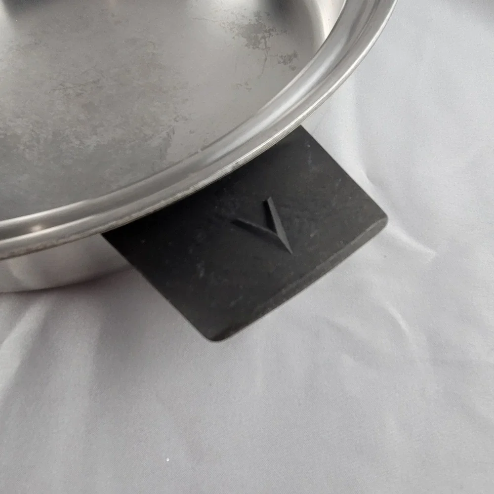 Vita Craft Stainless Steel Skillet Pan 10.5 Inch Silver Vtg Helper Handle Pan
